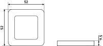 Накладка для ц/м АЛЛЮР АРТ ET-S1 BN/CP(42102) черн.никель/хром (100,10) Накладка для ц/м АЛЛЮР АРТ ET-S1 BN/CP(42102) черн.никель/хром (100,10)