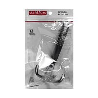 StahlBuro 212 A BL матовый черный ЕВРОПАКЕТ крючок-вешалка (200,50) StahlBuro 212 A BL матовый черный ЕВРОПАКЕТ крючок-вешалка (200,50)