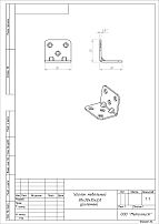 Уголок Кунгур крепежный 30х30*35*2,0 цинк (300,10!!!) (50,10!!!)