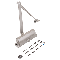 NOTEDO Доводчик дверной  DC-080 GRAY до 120 кг серый (10)