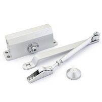 NOTEDO Доводчик дверной DC-040 SILVER до 40 кг серебро (10) NOTEDO Доводчик дверной DC-040 SILVER до 40 кг серебро (10)