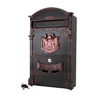 Ящик почтовый АЛЛЮР №4010В старая медь (5)
