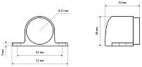 СТАНДАРТ 8501 AC пушка ст.медь ограничитель дверной ЕВРОПАКЕТ (600,50)