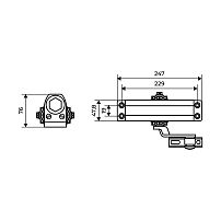 АЛЛЮР Доводчик дверной COMFORT(КОМФОРТ) ДД 229/5-7 A-C (до150 кг) коричн.RAL8024, морозостойкий (10) АЛЛЮР Доводчик дверной COMFORT(КОМФОРТ) ДД 229/5-7 A-C (до150 кг) коричн.RAL8024, морозостойкий (10)