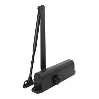 СТАНДАРТ Доводчик дверной MAX ДД 230/5-7 A-B (до 150 кг) черный RAL9005, морозостойкий(10)