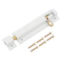 Апекс DB-05-100-W белый (500-100-W) Шпингалет накладной (200,20) Апекс DB-05-100-W белый (500-100-W) Шпингалет накладной (200,20)